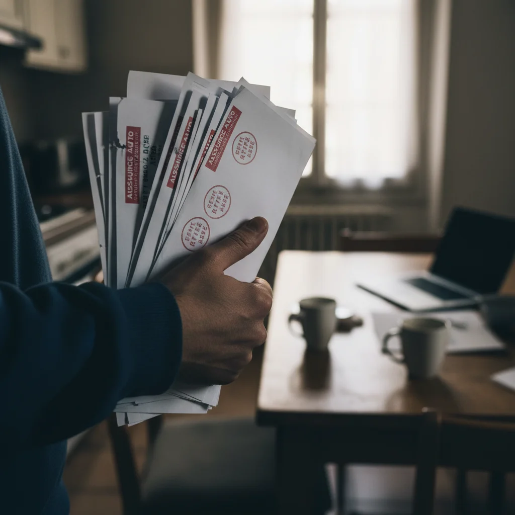 Chauffeur VTC consultant des lettres de refus d'assurance